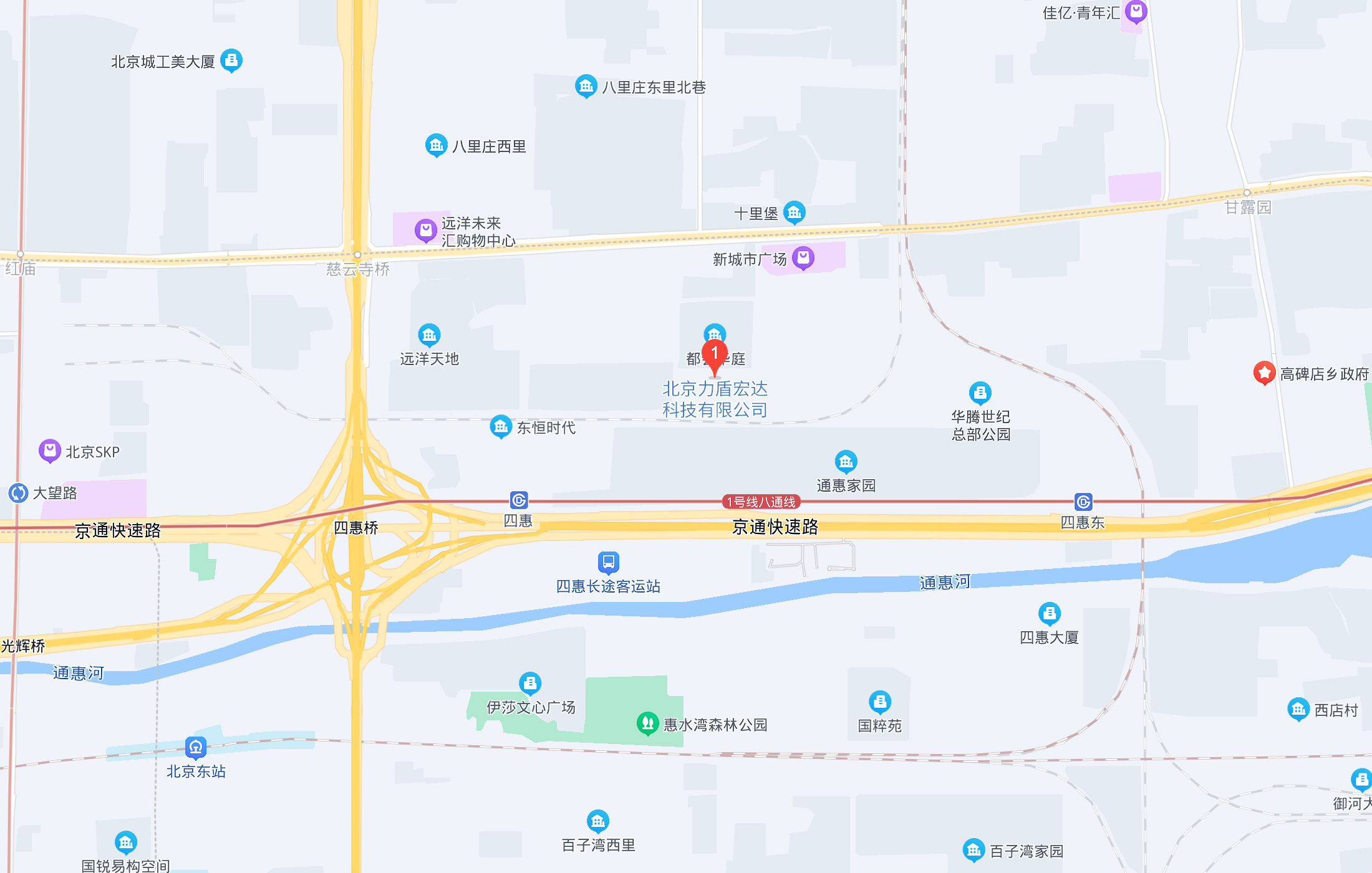 北京力盾宏達(dá)科技有限公司地圖位置